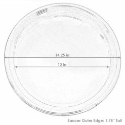 Sunnydaze Decor 14.25 in. Seafoam Ceramic Planter Saucer (Set of 2) -Sunnydaze Decor Sales sunnydaze decor planter saucers ap 251 4f 1000