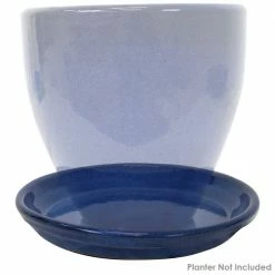 Sunnydaze Decor 11.75 in. Imperial Blue Ceramic Planter Saucer (Set of 2) -Sunnydaze Decor Sales sunnydaze decor planter saucers ap 268 44 1000
