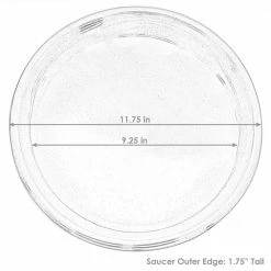 Sunnydaze Decor 9 in. Seafoam Ceramic Planter Saucer (Set of 4) -Sunnydaze Decor Sales sunnydaze decor planter saucers ap 299 4pk 4f 1000