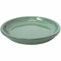 Sunnydaze Decor 9.75 in. Seafoam Ceramic Planter Saucer (Set of 2) 14 Sunnydaze Decor 9.75 in. Seafoam Ceramic Planter Saucer (Set of 2) -Sunnydaze Decor Sales sunnydaze decor planter saucers ap 336 44 1000