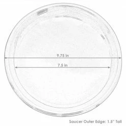 Sunnydaze Decor 9.75 in. Seafoam Ceramic Planter Saucer (Set of 2) 12 Sunnydaze Decor 9.75 in. Seafoam Ceramic Planter Saucer (Set of 2) -Sunnydaze Decor Sales sunnydaze decor planter saucers ap 336 4f 1000