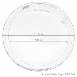 Sunnydaze Decor 2 Sunnydaze 9 in. Obsidian Ceramic Planter Saucers -Sunnydaze Decor Sales sunnydaze decor planter saucers ap 501 c3 1000