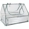 Sunnydaze Decor Sunnydaze 4 ft. x 3 ft. x 3 ft. - Steel and PVC - Clear - Raised Garden Bed and Greenhouse