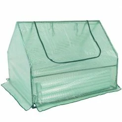 Sunnydaze Decor Sunnydaze 4 ft. x 3 ft. x 3 ft. - Steel and Polyethylene - Green - Raised Garden Bed and Greenhouse 10 Sunnydaze Decor Sunnydaze 4 ft. x 3 ft. x 3 ft. - Steel and Polyethylene - Green - Raised Garden Bed and Greenhouse -Sunnydaze Decor Sales sunnydaze decor portable greenhouses hb 821 1f 1000