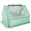 Sunnydaze Decor Sunnydaze 4 ft. x 3 ft. x 3 ft. - Steel and Polyethylene - Green - Raised Garden Bed and Greenhouse