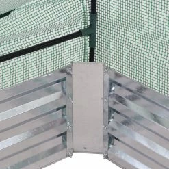 Sunnydaze Decor Sunnydaze 2 ft. x 2 ft. x 3 ft. - Steel and Polyethylene - Green - Raised Garden Bed and Greenhouse 13 Sunnydaze Decor Sunnydaze 2 ft. x 2 ft. x 3 ft. - Steel and Polyethylene - Green - Raised Garden Bed and Greenhouse -Sunnydaze Decor Sales sunnydaze decor portable greenhouses hb 869 44 1000