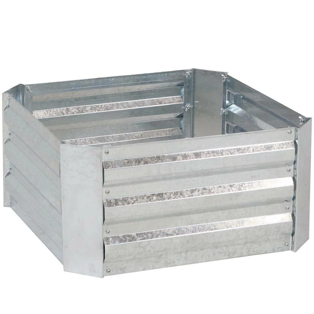 Sunnydaze Decor Sunnydaze 2 ft. x 2 ft. x 3 ft. - Steel and Polyethylene - Green - Raised Garden Bed and Greenhouse 4 Sunnydaze Decor Sunnydaze 2 ft. x 2 ft. x 3 ft. - Steel and Polyethylene - Green - Raised Garden Bed and Greenhouse - Image 4