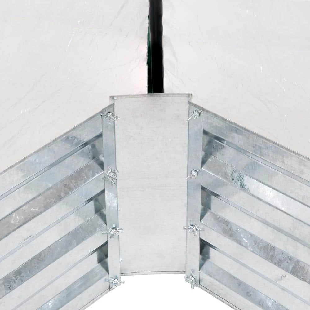 Sunnydaze Decor Sunnydaze 4 ft. x 2 ft. x 3 ft. - Steel and PVC - Clear - Raised Garden Bed and Greenhouse Kit 6 Sunnydaze Decor Sunnydaze 4 ft. x 2 ft. x 3 ft. - Steel and PVC - Clear - Raised Garden Bed and Greenhouse Kit - Image 6