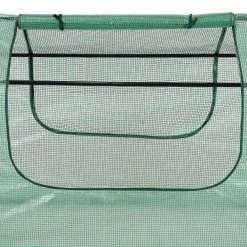 Sunnydaze Decor 4 ft. x 2 ft. x 3 ft. - Sunnydaze Raised Garden Bed and Greenhouse Kit - Steel and Polyethylene - Green - Greenhouse -Sunnydaze Decor Sales sunnydaze decor portable greenhouses hb 913 76 1000