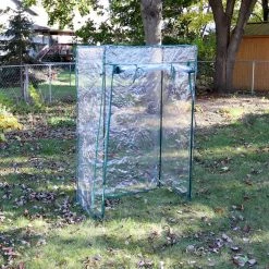 Sunnydaze Decor Sunnydaze 3 ft. x 1 ft. x 4 ft. Clear Deluxe Potted Plant and Tomato Plant Greenhouse -Sunnydaze Decor Sales sunnydaze decor portable greenhouses hgh 871 44 1000