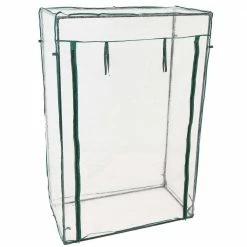 Sunnydaze Decor Sunnydaze 3 ft. x 1 ft. x 4 ft. Clear Deluxe Potted Plant and Tomato Plant Greenhouse -Sunnydaze Decor Sales sunnydaze decor portable greenhouses hgh 871 c3 1000