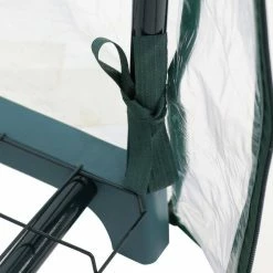 Sunnydaze Decor Sunnydaze 2 ft. 3 in. x 1 ft. 7 in. x 4 ft. 2 in. Portable 3-Tier Mini Greenhouse for Outdoors - Clear -Sunnydaze Decor Sales sunnydaze decor portable greenhouses hgh 918 c3 1000