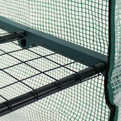 Sunnydaze Decor Sunnydaze 2 ft. 3 in. x 1 ft. 7 in. x 4 ft. 2 in. Portable 3-Tier Mini Greenhouse for Outdoors - Green -Sunnydaze Decor Sales sunnydaze decor portable greenhouses hgh 925 c3 1000