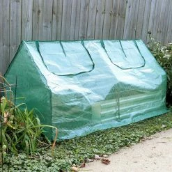 Sunnydaze Decor Sunnydaze 5 ft./11 in. x 2 ft./11 in. x 2 ft./11.5 in. Green Portable Mini Cloche Greenhouse with Zippered Doors 17 Sunnydaze Decor Sunnydaze 5 ft./11 in. x 2 ft./11 in. x 2 ft./11.5 in. Green Portable Mini Cloche Greenhouse with Zippered Doors -Sunnydaze Decor Sales sunnydaze decor portable greenhouses hgh 963 31 1000