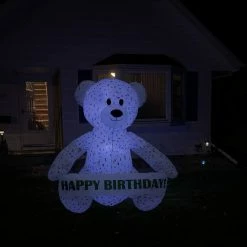 Sunnydaze Decor 6 ft. Sunnydaze Sprinkles the Inflatable Celebration Bear with 5 Banners 12 Sunnydaze Decor 6 ft. Sunnydaze Sprinkles the Inflatable Celebration Bear with 5 Banners -Sunnydaze Decor Sales sunnydaze decor yard inflatables lde 694 66 1000
