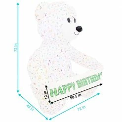 Sunnydaze Decor 6 ft. Sunnydaze Sprinkles the Inflatable Celebration Bear with 5 Banners 13 Sunnydaze Decor 6 ft. Sunnydaze Sprinkles the Inflatable Celebration Bear with 5 Banners -Sunnydaze Decor Sales sunnydaze decor yard inflatables lde 694 c3 1000