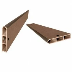 Frame It All 12 ft. x 12 ft. x 16.5 in. - 1 in. Profile Uptown Brown Tool-Free Composite Raised Garden Bed 'L' Shaped -Sunnydaze Decor Sales uptown brown frame it all raised planter boxes 300003452 1f 1000