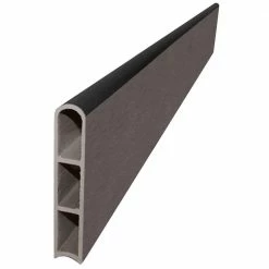 Frame It All One Inch Series 4 ft. x 8 ft. x 5.5 in. Weathered Wood Composite Raised Garden Bed -Sunnydaze Decor Sales weathered wood frame it all raised planter boxes 300001421 4f 1000