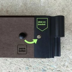 Frame It All Tool-Free 4 ft. x 16 ft. x 11 in. Weathered Wood Composite Raised Garden Bed -1 in. profile -Sunnydaze Decor Sales weathered wood frame it all raised planter boxes 300001435 44 1000