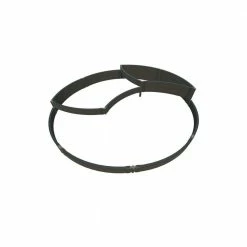 Frame It All 10 ft. x 10 ft. x 16.5 in. Weathered Wood Composite Sugar Cone Circular Raised Garden Bed (3-Tier Terrace 2 in. Profile