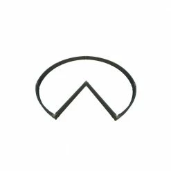 Frame It All 9 ft. x 9 ft. x 5.5 in. Weathered Wood Composite Circle Quay Key Raised Garden Bed - 2 in. Profile