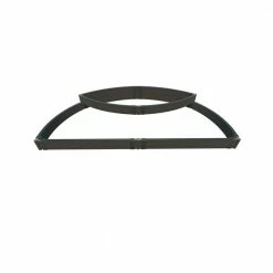 Frame It All 6 ft. x 8 ft. x 11 in. Weathered Wood Composite 'Blackbeard's Hat Raised Garden Bed (2-Tier Terrace) 2 in. Profile