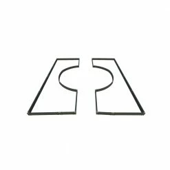 Frame It All 14 ft. x 16 ft. x 5.5 in. Weathered Wood Composite Walk-Through Orbital Raised Garden Bed - 2 in. Profile