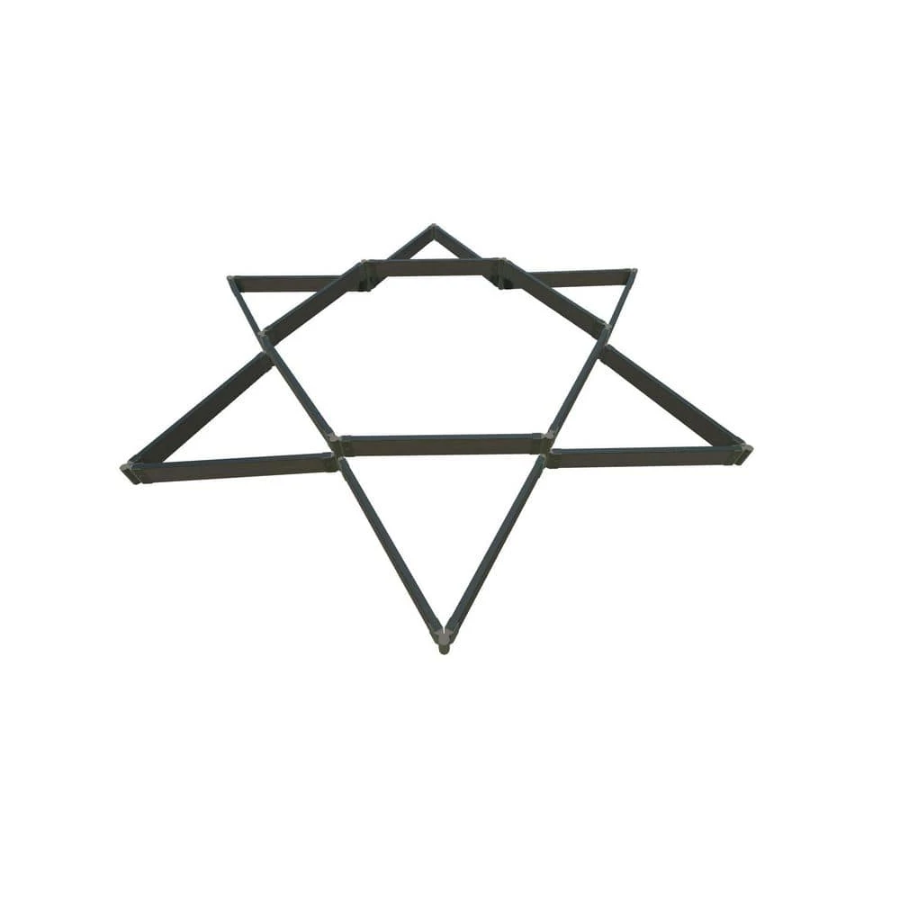 Frame It All 12 ft. x 12 ft. x 11 in. Weathered Wood Composite Raised Garden Bed Garden Star - 2 in. Profile 1 Frame It All 12 ft. x 12 ft. x 11 in. Weathered Wood Composite Raised Garden Bed Garden Star - 2 in. Profile