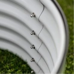 Frame It All 9-in-1 Modular Metal Raised Garden Bed Kit -Sunnydaze Decor Sales white frame it all raised planter boxes 900017901 white 4f 1000