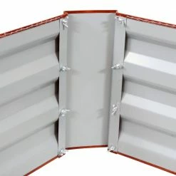 Sunnydaze Decor 48 in. Rectangle Woodgrain Galvanized Steel Raised Bed -Sunnydaze Decor Sales woodgrain sunnydaze decor raised planter boxes hb 536 1f 1000